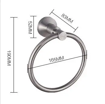 Mttuzk 304 нержавеющая сталь Полотенца кольцо вешалка для полотенец Ванная комната стойки Полотенца вешалка Полотенца держатель toalha Анель