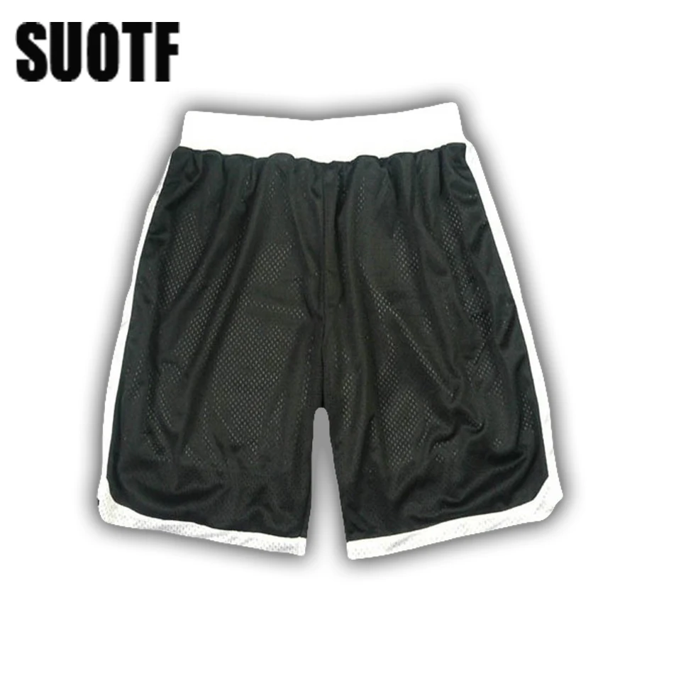 

SOUTF Supporting mesh embroidery basketball clothes black shorts basketball chauncey basketball shorts vince carter jersey