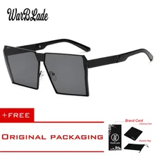 Роскошные Новые квадратные очки женские брендовые дизайнерские женские солнцезащитные очки Винтажные Солнцезащитные очки без оправы для женщин и мужчин зеркальные очки