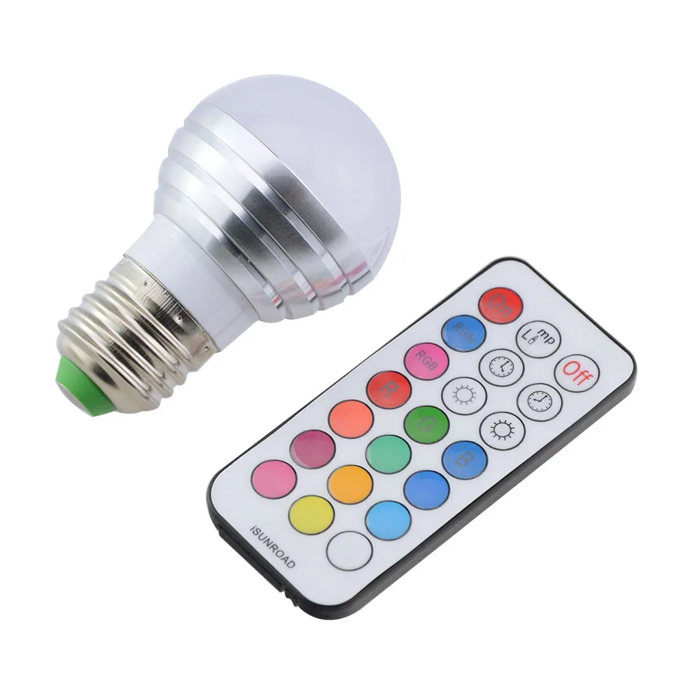 RGBW светодио дный лампа E27 лампочки AC 110 V 220 V 5 Вт RGB Spotlight Magic Цвет Праздник Светодиодный светильник пульт дистанционного управления - Испускаемый цвет: RGBW