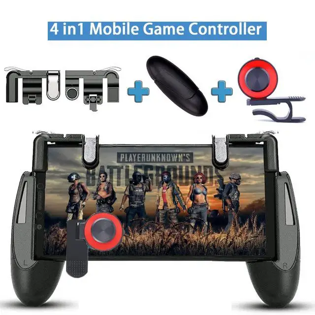 

PUBG Mobile Controller for iPhone Android Phone Game Pad Mobile Gaming Gamepad Joystick L1 R1 Triggers L1RI Fire Button