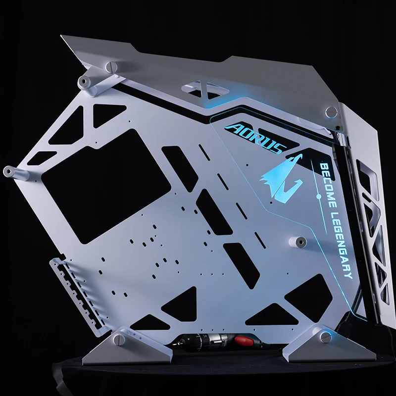 Popular  Cougar Conqueror Chassis Modefied Clear Chassis Sideboard baffle Rainbow color transparent sideboar
