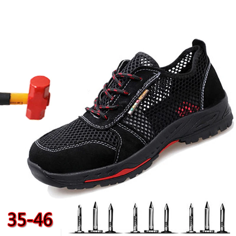 

Deodorant Comfortable Labor Insurance Shoes Men's Vulcanized Anti-mite Puncture Four Seasons Breathable Protective afety Shoes
