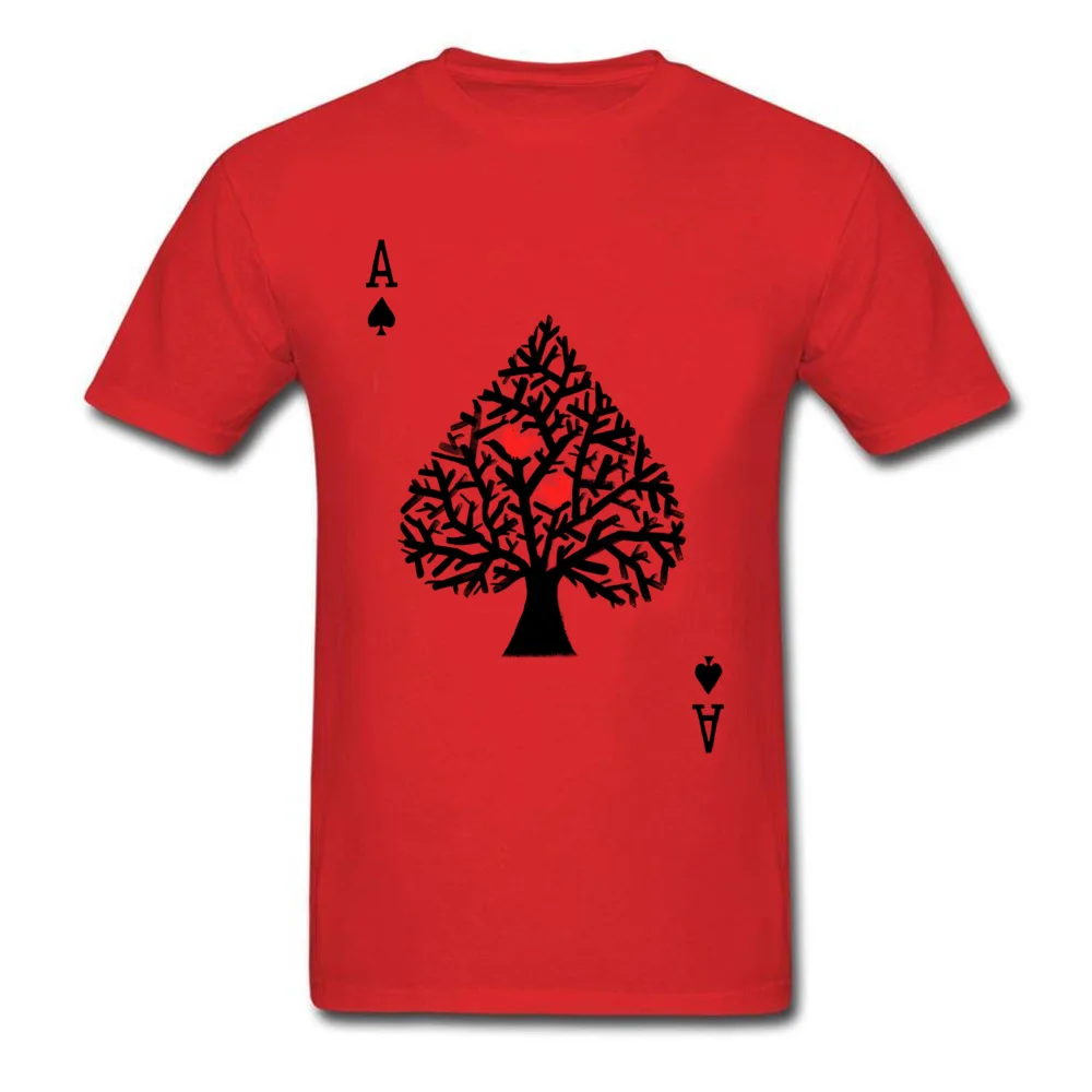 Funny Poker Ace of Spade_red