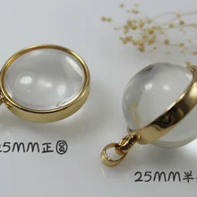 2 шт. медальон База Установка подходит с 25 мм стекло кабошон кулон Diy Ювелирные изделия Поиск медальон ожерелье кулон