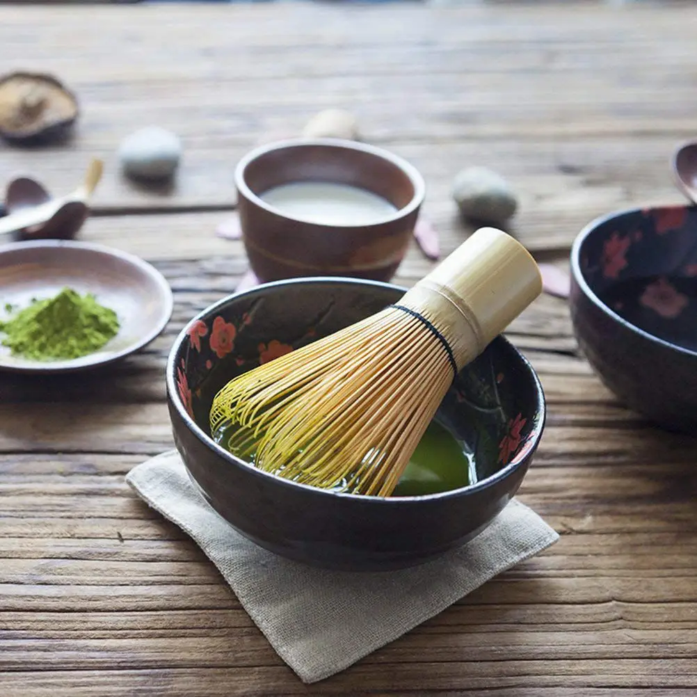 NOCM японская маття Чайный сервиз(3 шт)-матча бамбуковый венчик чайная ложка,-церемониальный комплект чая