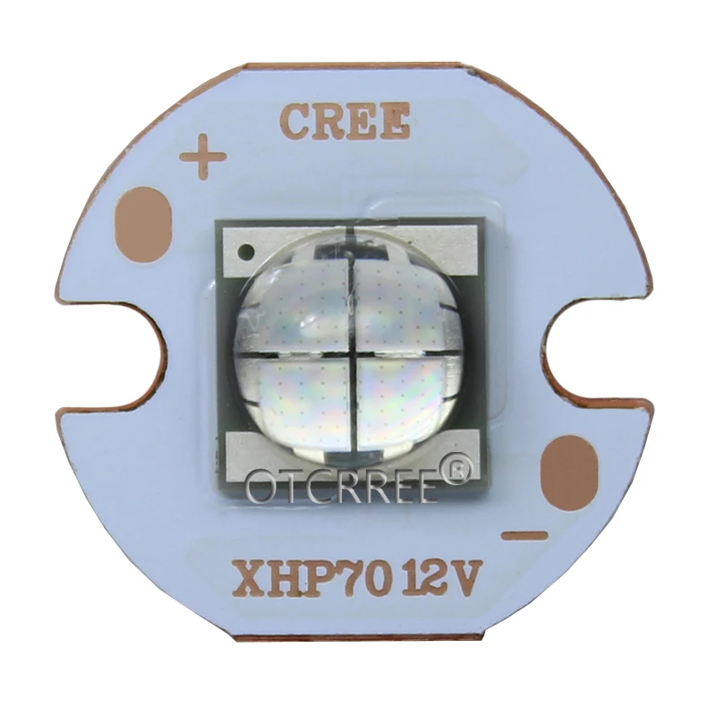 1 шт. 7070 20 Вт 6V12V светодиодный сменный Cree XHP70.2 SST-90 светодиодный излучатель синий 450nm автомобильный светильник диодный чип светильник с медной печатной платой