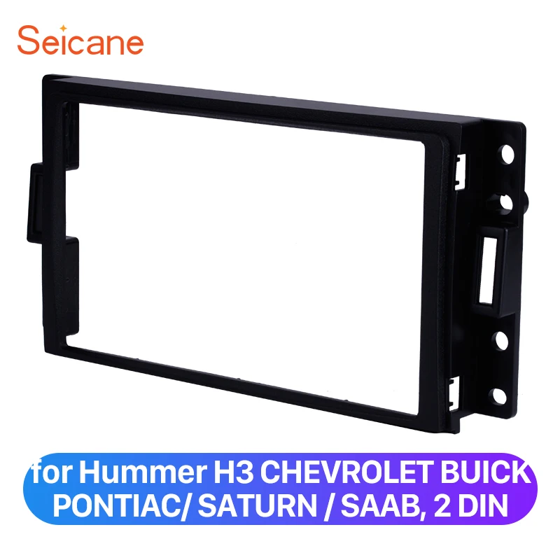 Seicane 2 Din Car Trim Mount Frame Kit for Hummer H3 CHEVROLET BUICK