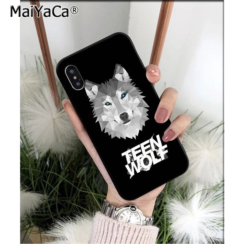 Мягкий силиконовый чехол для телефона MaiYaCa Teen Wolf из ТПУ для Apple iPhone 8 7 6 6S Plus X XS MAX 5 5S SE XR Чехол для мобильного телефона s