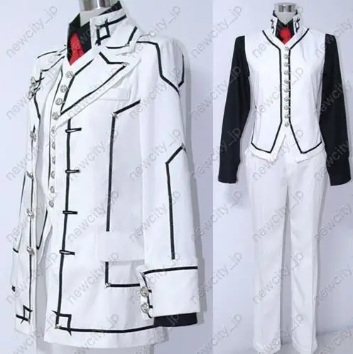 

Free shipping halloween Vampire Knight Kuran Kaname Night Class Uniform Cosplay Costume customize