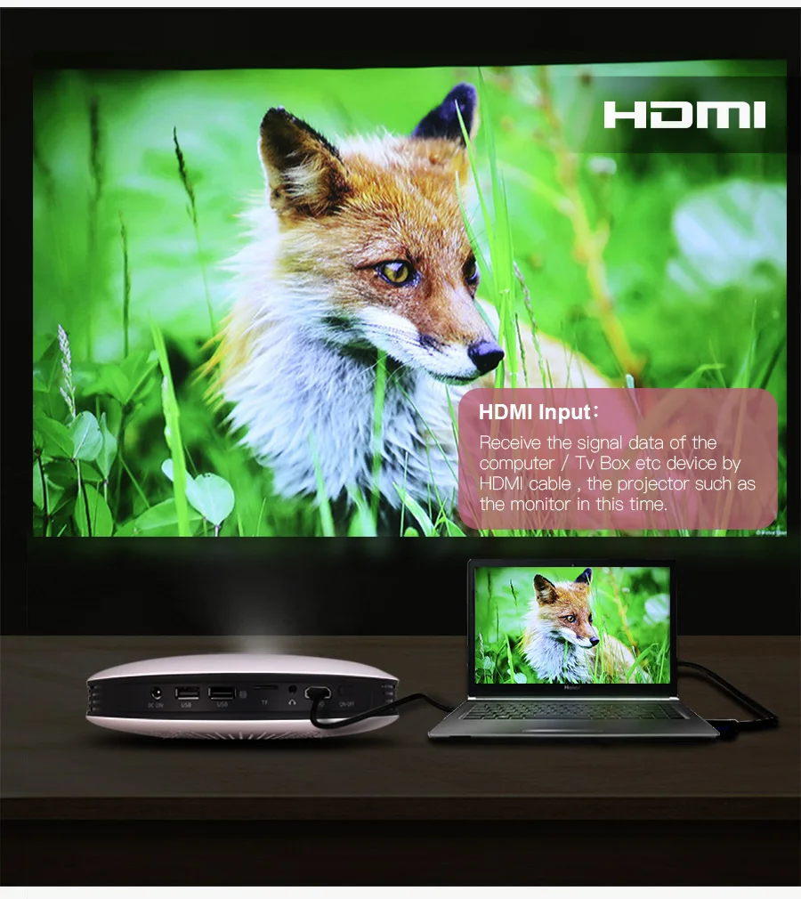 AODIN M18 Mini Projector DLP HD 3D Pocket projector HDMI 1080P 4K LED home theater projector Android 5G WIFI portable projector-18