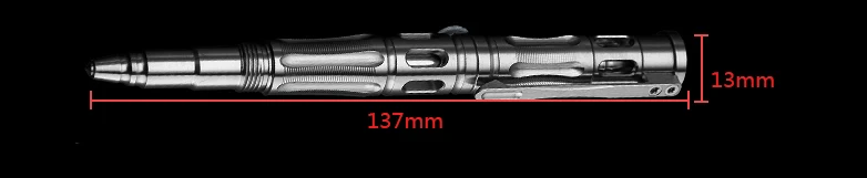 Новая тактическая ручка-карандаш из титанового сплава для самозащиты и выживания с многофункциональной вольфрамовой стальной головкой