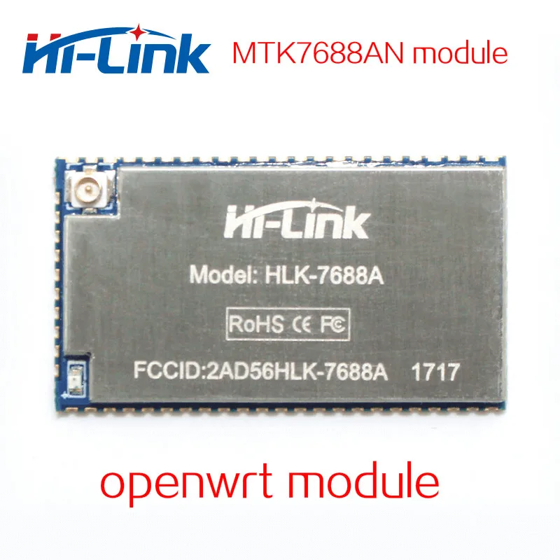 Free Shipping Hi-Link HLK-7688A Evaluation board UART serial port wifi module SPI wireless MT7688AN chip Openwrt version 2