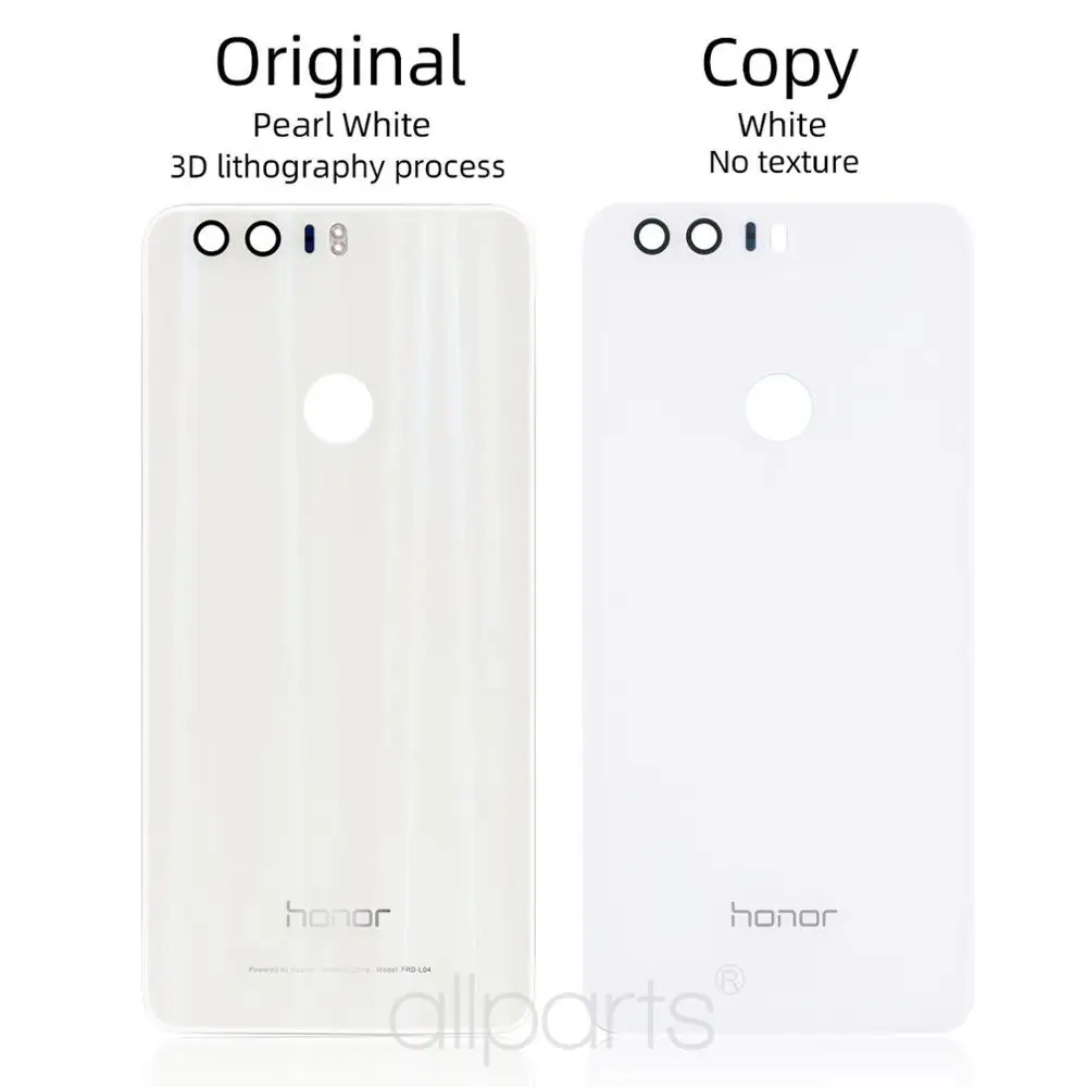 100% оригинальная задняя панель корпуса класса для Huawei Honor 8 крышка Батарейная