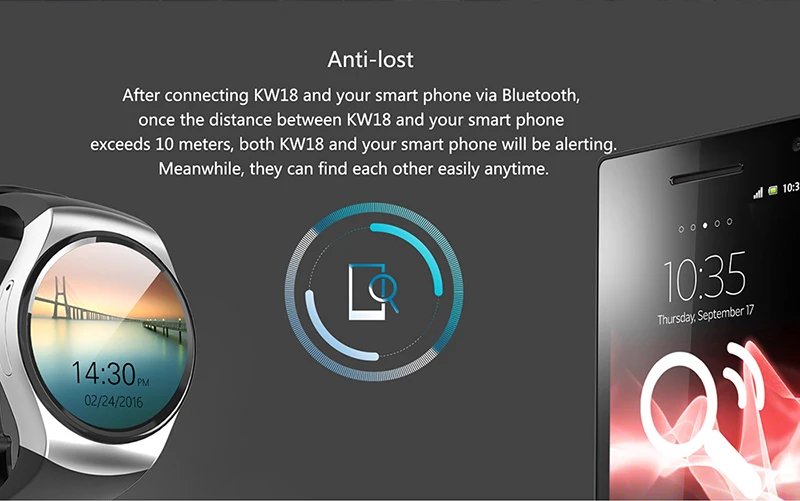 KW18 Bluetooth Смарт часы телефон полный экран Поддержка SIM TF карты Smartwatch шагомер сердечного ритма для apple IOS huawei Android