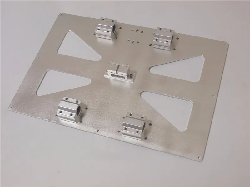 Duży rozmiar XL 300x200mm aluminium Y przewóz płyta i3 RepRap 3D do aktualizacji drukarki wszelkiego rodzaju połączenie garnitury Duży rozmiar XL 300x200mm aluminium Y przewóz płyta i3 RepRap 3D do aktualizacji drukarki wszelkiego rodzaju połączenie garnitury