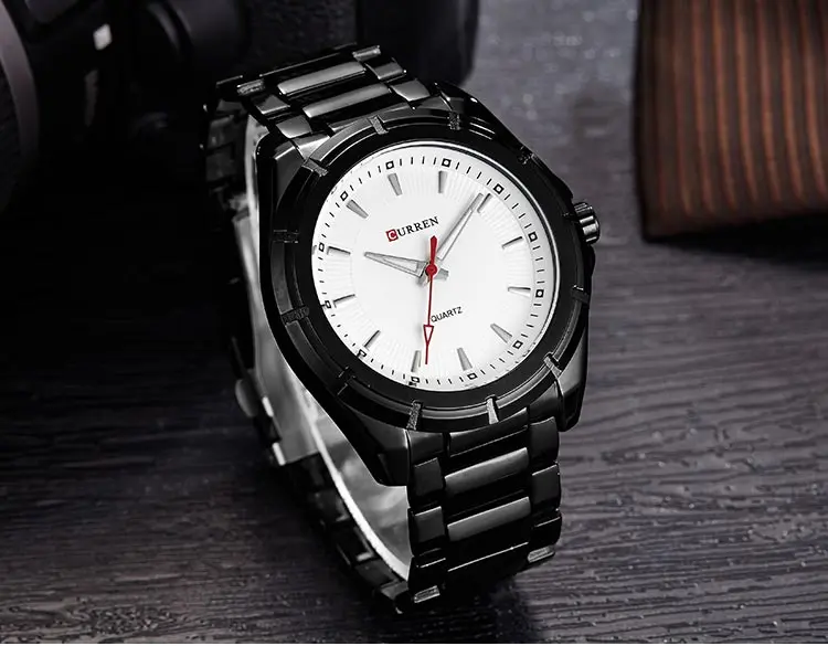 CURREN гоночные спортивные часы черные белые часы мужские модные ...