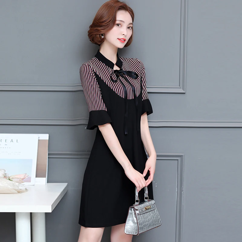 4xl Большие размеры женская одежда 2018 весна лето стиль корейский vestidos Новое тонкое