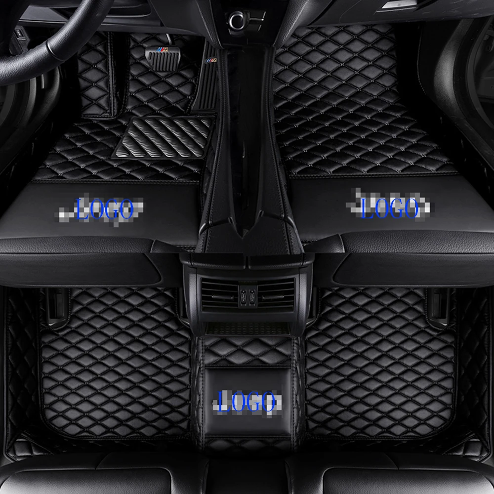 

Carpets for Jeep Cherokee 2014-2015 +logo leather Car Floor Auto Mats Waterproof Mat for Jeep series all accessory