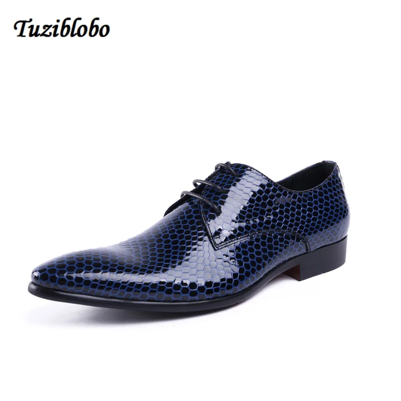 Hombres Punto Cuero Moda El Frenillo Vestido Los Casarse Patente Para Negocios Fiesta Cabeza En 2019 Tuziblobo Zapatos Con De wqtxg7