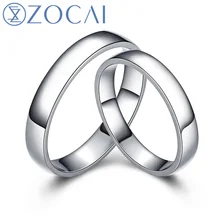 ZOCAI БРЕНД вечное предание Настоящее сертифицированное его и ее обручальное кольцо кольца наборы платины PT950 ювелирные изделия Q00607AB