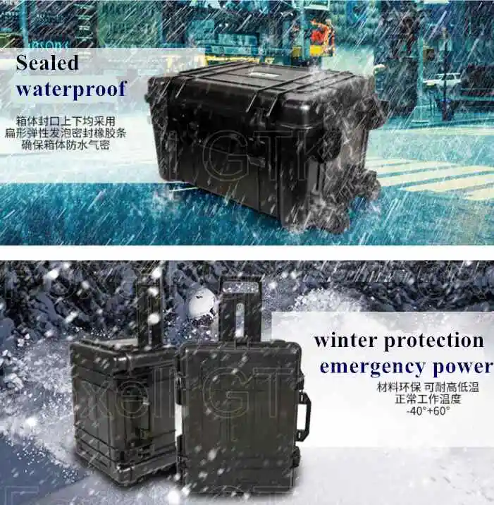 Drawbar case 72v 50Ah li-ion battery pack waterproof for mobile power storage energy RV EV 3kw 5kw motor bike portable + charger (3)
