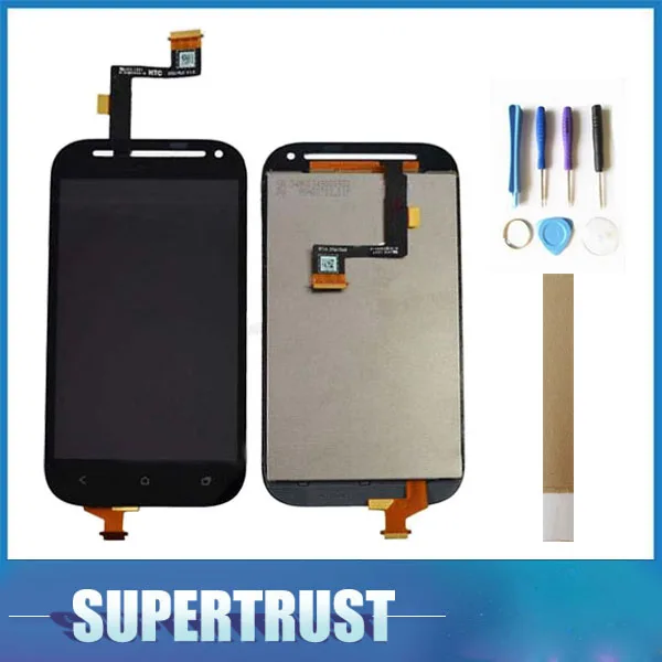 1PC/Lot High quality 4.3inch For HTC One SV T528t LCD Display+Touch Screen Digitizer Assembly Black Color | Мобильные телефоны и