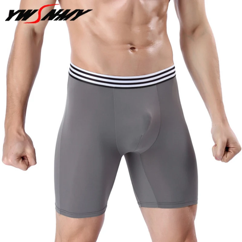 Mens Underwear Boxers Long Men Boxer Homme Slip Panties Calzoncillos