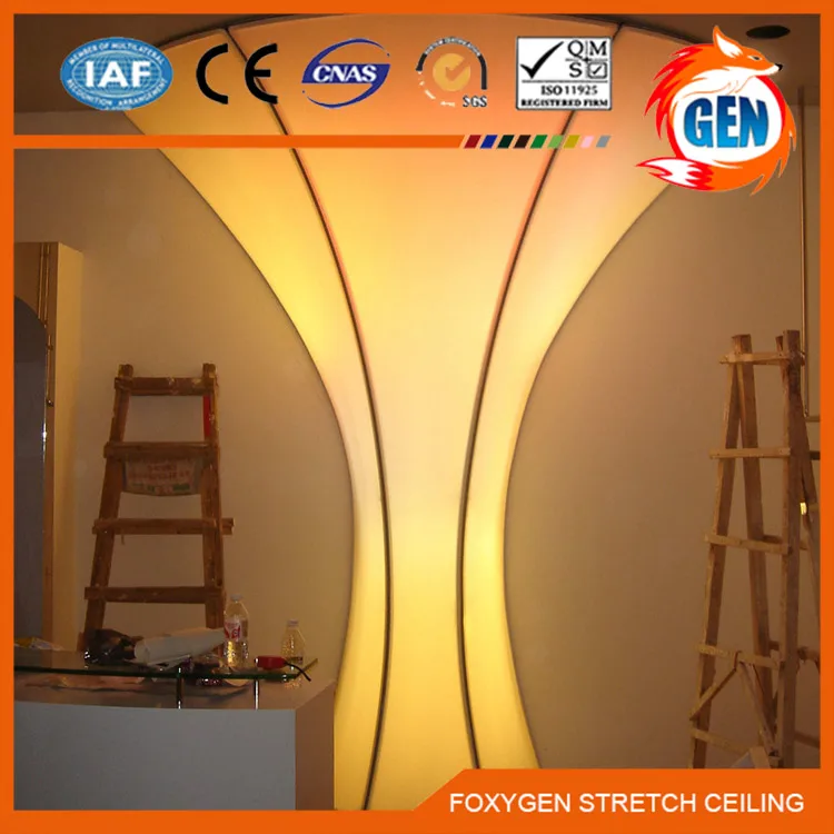 

Customized pvc ceiling film sheet stretch ceiling system materials