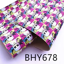 20*33 см A4 мультфильм печати искусственная кожа для DIY аксессуары BHY678