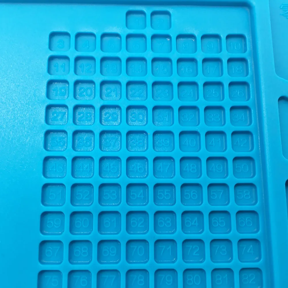  45x30cm Heat Insulation Silicone Pad Desk Mat Maintenance Platform for phone BGA Soldering Repair S