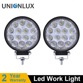 

4'' 6'' 18W 27W 42W 48W Offroad slim Led Work Light 12v Driving Lamp 4x4 led tractor headlight spotlight for boats car suv atv