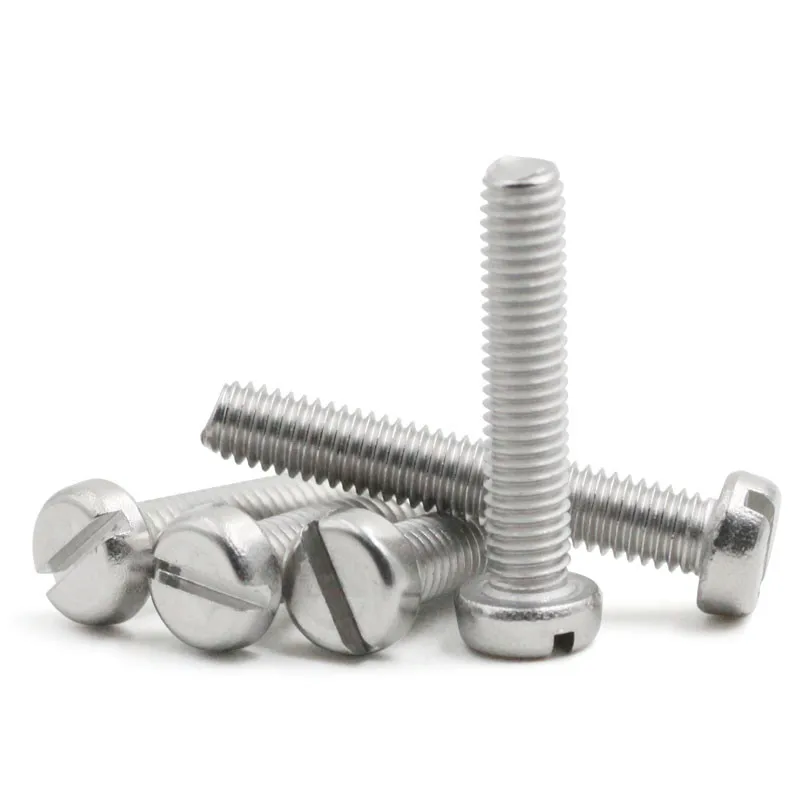 M8 Slotted countersunk flat head screw one font slot bolt 304 stainless steel 