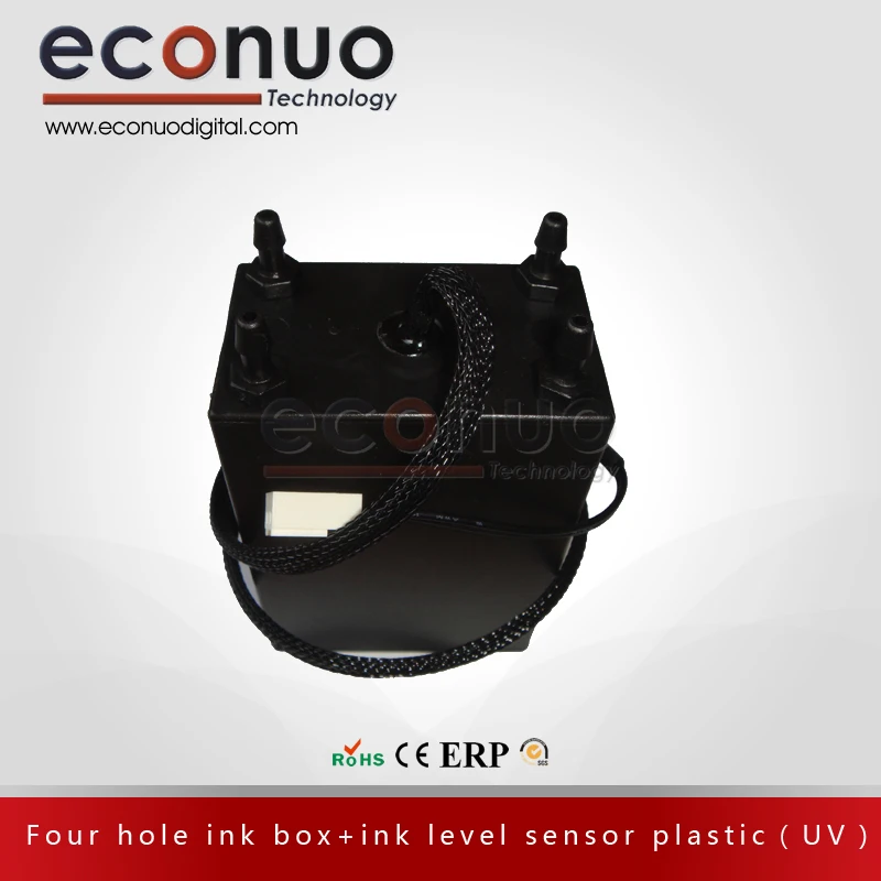 E1016 Four hole ink box+ink level sensor plasticUV