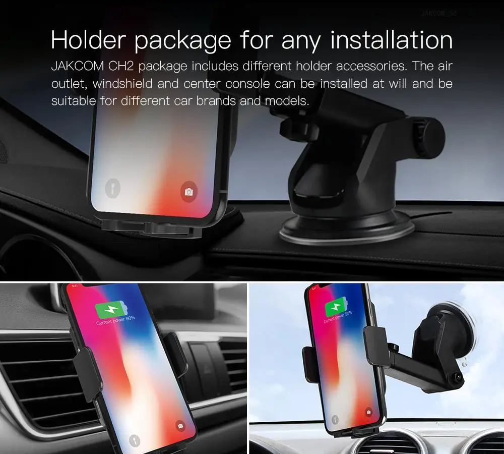 Carregador de Carro sem Fio Jakcom Inteligente Montar Titular Super Valor Como Carga ar Acessórios 12 Pro Max 7 Ch2 6 Jakcom ch2 carregador de carro sem fio