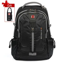 Diseño Swisswin Swissgear hombres Mochila Cotidiana de Las Mujeres con la Manga Del Ordenador Portátil y toma de auriculares de Gran Capacidad de Bolsa De Viaje 2016
