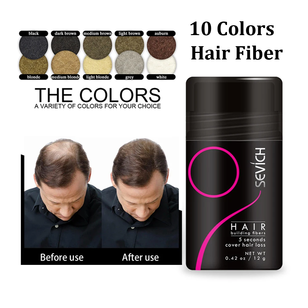 Аутентичные кератином выпадения волос строительное волокно + аппликатор спрей добавить 12g оптимизатор волос густые волосы рост волос
