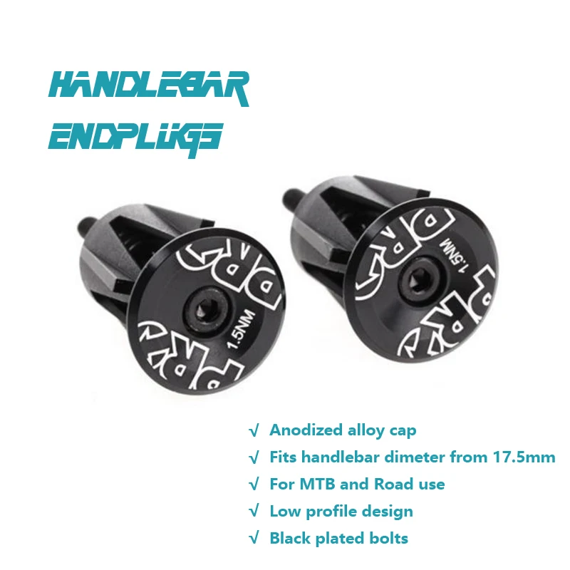 

Bicycle HANDLEBAR ENDPLUGS Aluminum Bike Handlebar Bar End Plugs Road / MTB/BMX Universal 12g bike Handle End Caps