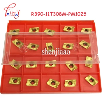 

100pcs/lot R390-11T308M-PM1025 Carbide Cemented inserts milling insert CNC lathe tool