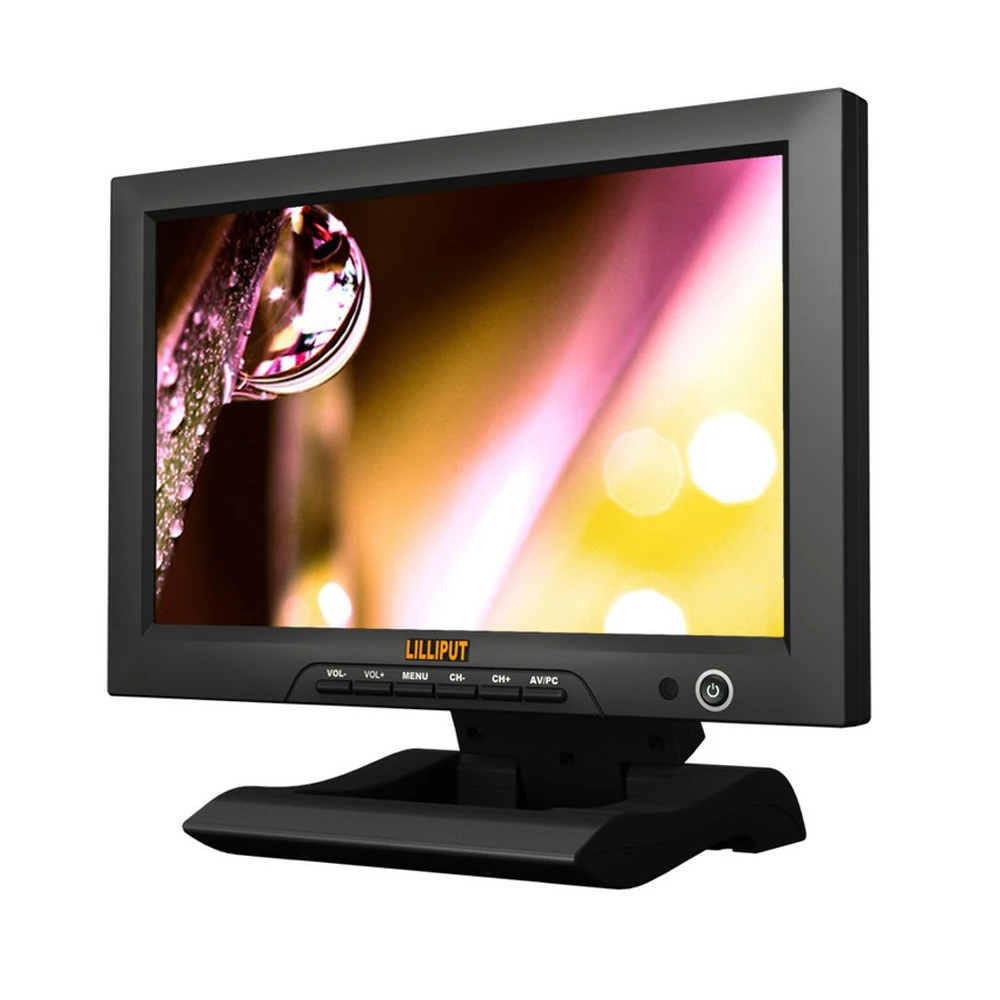 

LILLIPUT FA1013/S 10.1" TFT LED Camera HDMI SDI Monitor with AV YPbPr Desktop Base bracket for PC DVR DC DV Camera