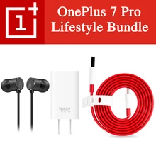 OnePlus 7 Pro Lifestyle bundle NA OnePlus type-C наушники-пули x1 Warp Charge 30 адаптер питания x1 Warp Charge type-C Cablex1