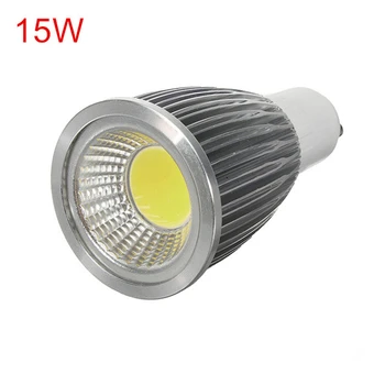 

6PCS High Power GU10 15W LED COB Bulb GU10 LED Spotlight COB LED Bulb Warm/Cold White AC110V/220V 240V GU10 COB LED Spot light