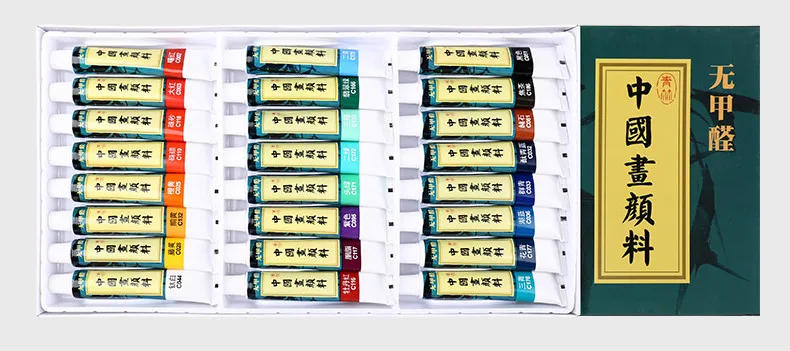 24 Cores 12 ml Pigmento Não-tóxico Pintura