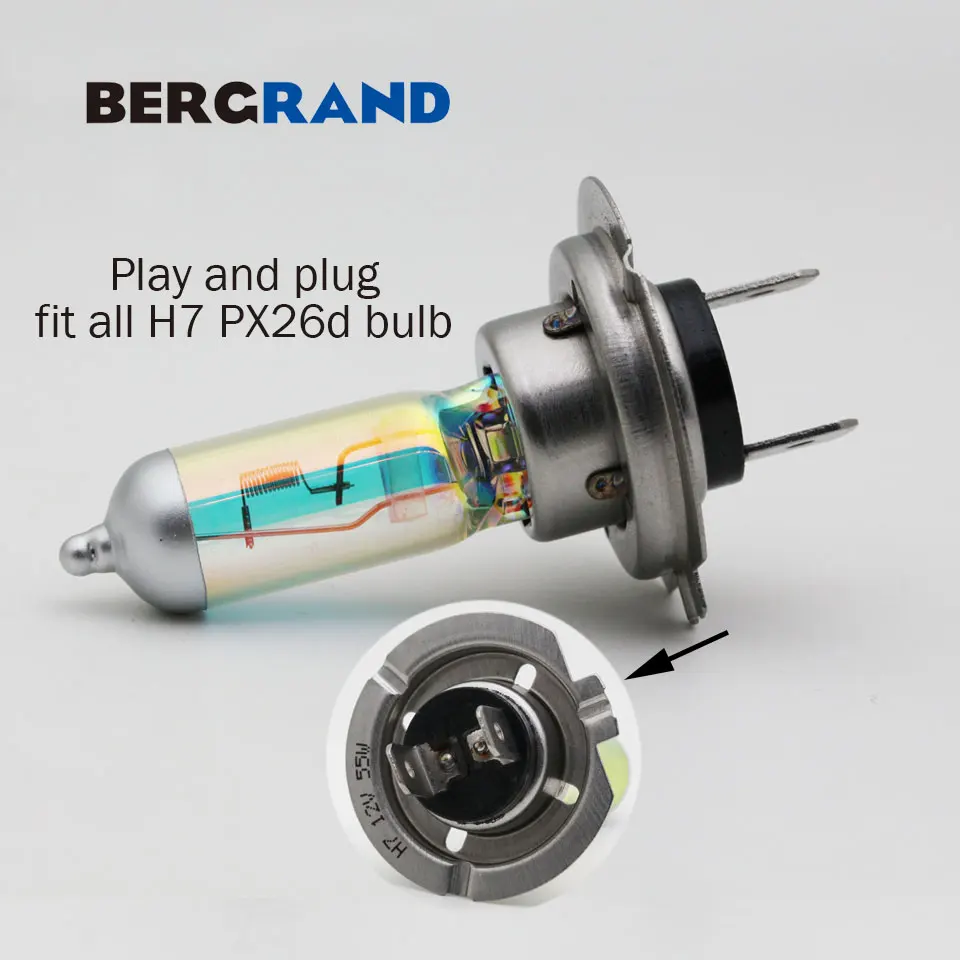 2 шт. галогенные Автомобильные фары 12 В 55 Вт 3700 3800 к|bulbs for car|h7 55wauto lamp |