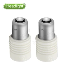 2×1156 3030 P21W 6 leds White Lights 12V 24V 6W Power Ceramic Car Tail Brake Reverse Parking Light bulb side turn signal lamp