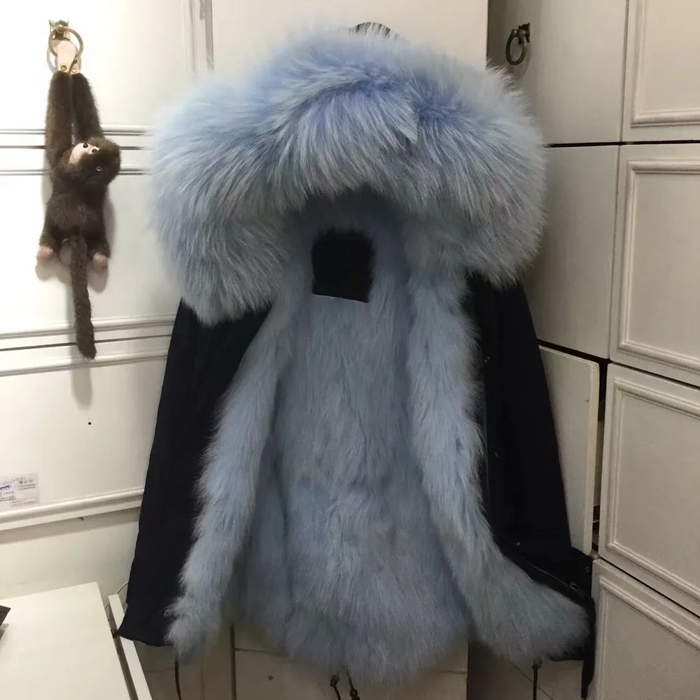 parka with thick fur hood
