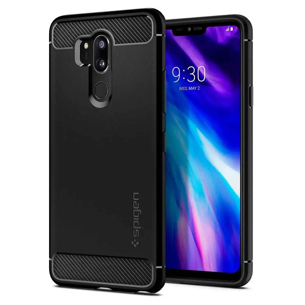 

100% Original SPIGEN LG G7 ThinQ Case Rugged Armor Black A27CS23033