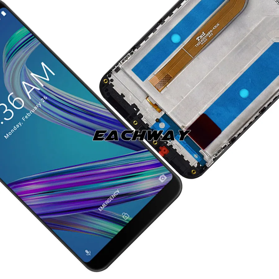 Для Asus ZenFone Max Pro(M1) ZB601KL ZB602KL ЖК-дисплей кодирующий преобразователь сенсорного экрана в сборе для Asus ZB601KL ЖК-дисплей с рамкой