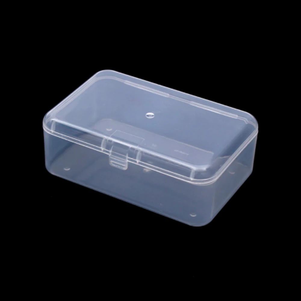 

1 pc LINSBAYWU Transparent Plastic Storage Box Clear Square Multipurpose Display Case Plastic Jewelry Boxes