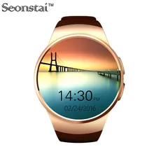 Pulsmesser smart watch kw18 sim tf mtk2502c smartwatch touchscreen smart bluetooth armbanduhr für android ios telefone